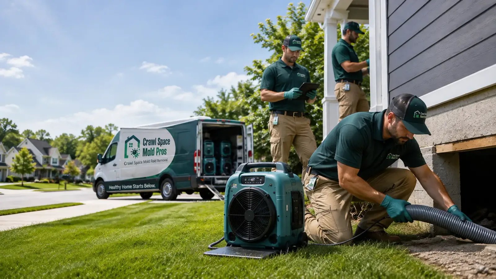 Crawl Space Mold Removal in East Islip, NY